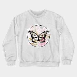 BOHO Butterfly Design Crewneck Sweatshirt